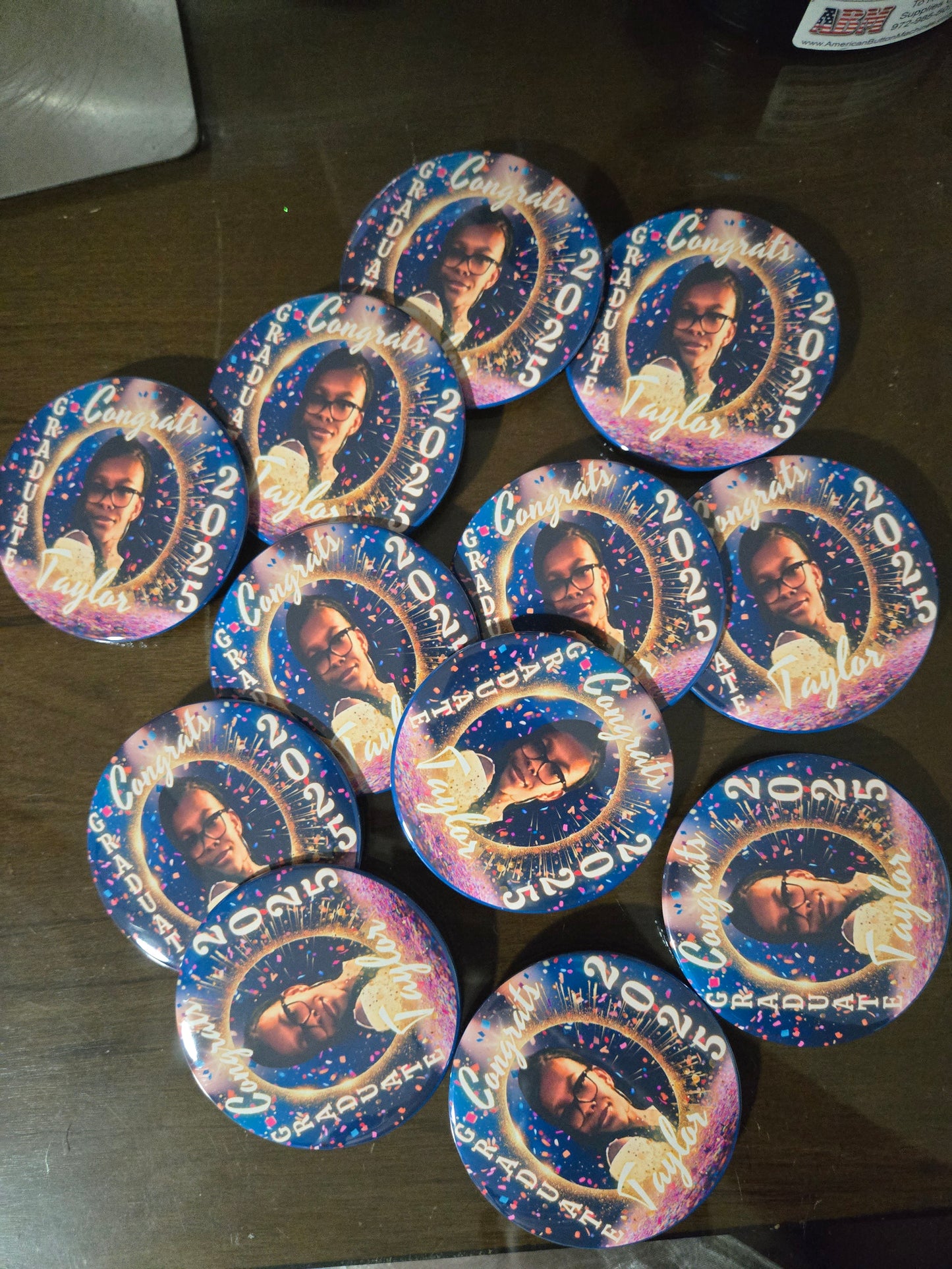 3" Pinback Buttons (by the dozen)